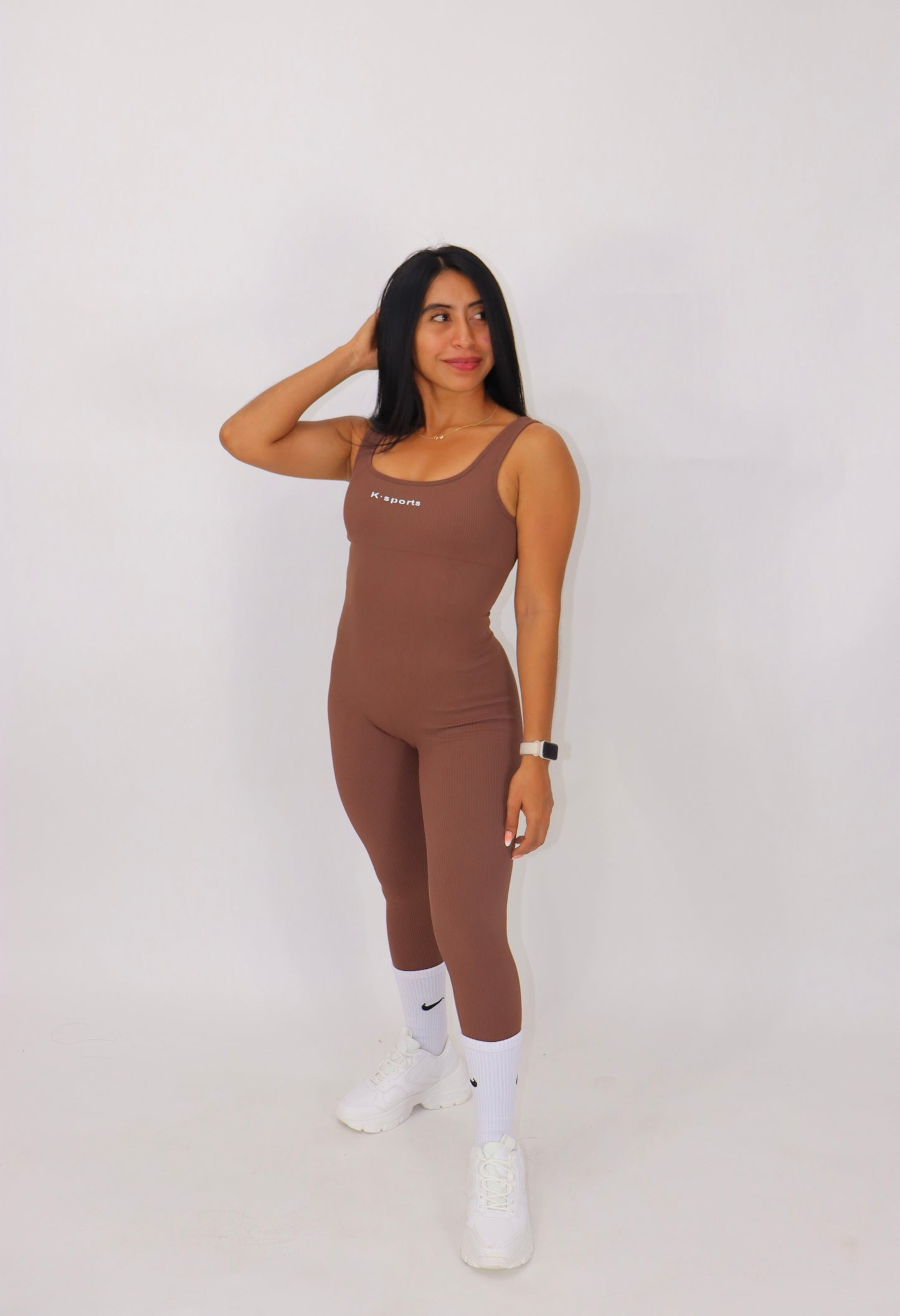 Jumsuit body seamless súper canale - brown