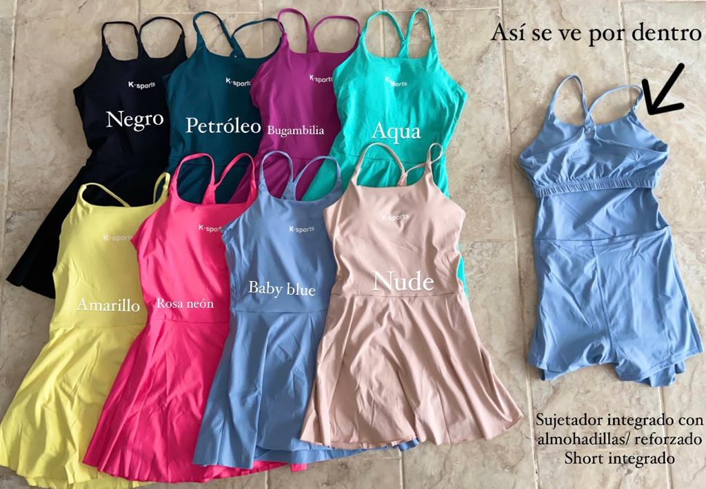Vestido FALDA SHORT- NUDE