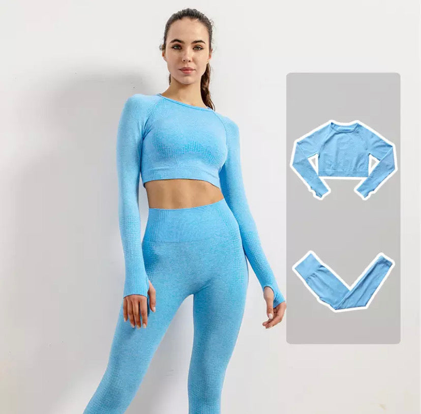 Conjunto seamles -Azul Cielo - Vital seamless