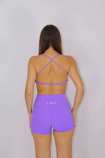 SET CRYSTAL TOP Y SHORT