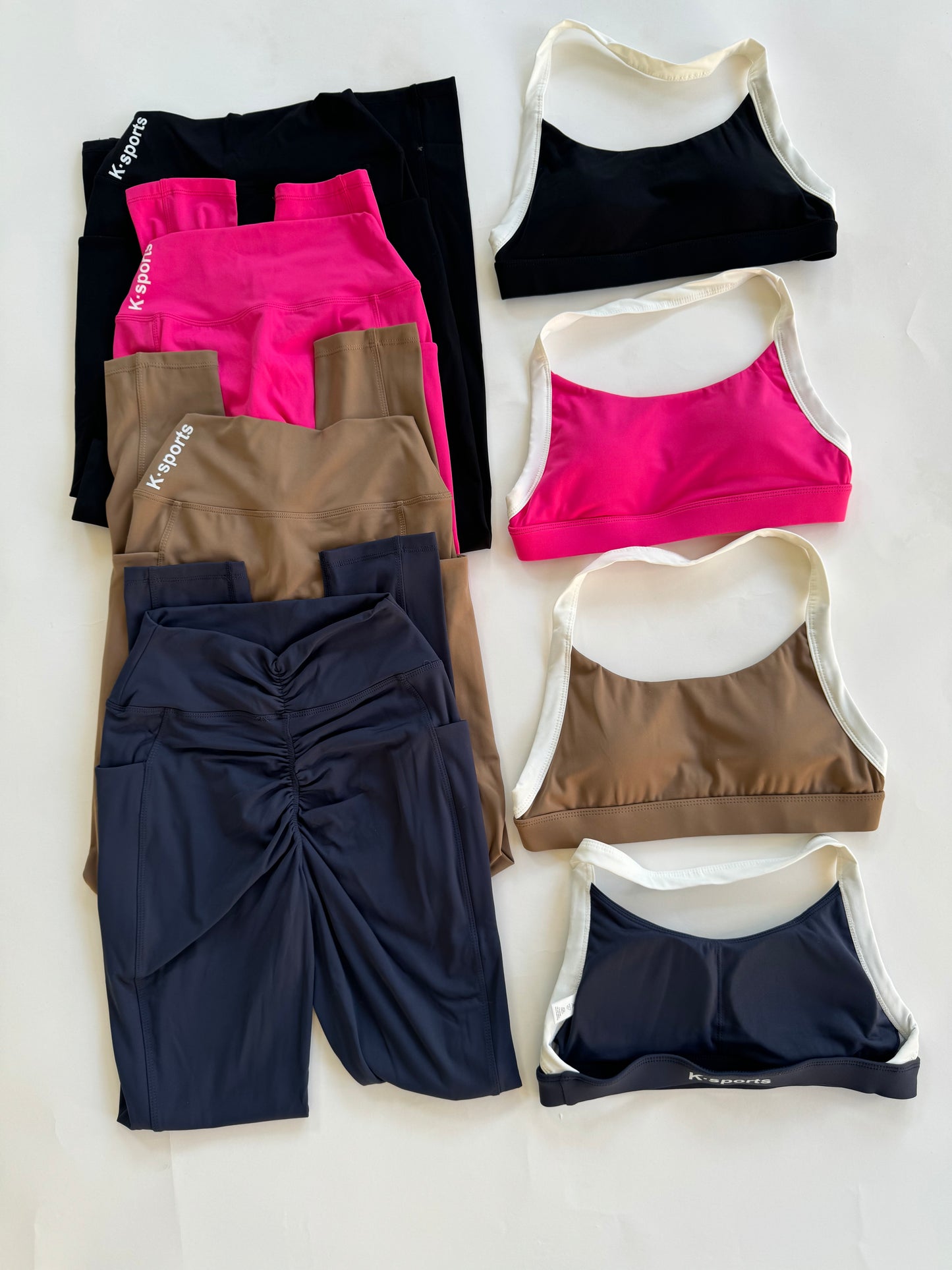 Set Twin de top corto y leggins