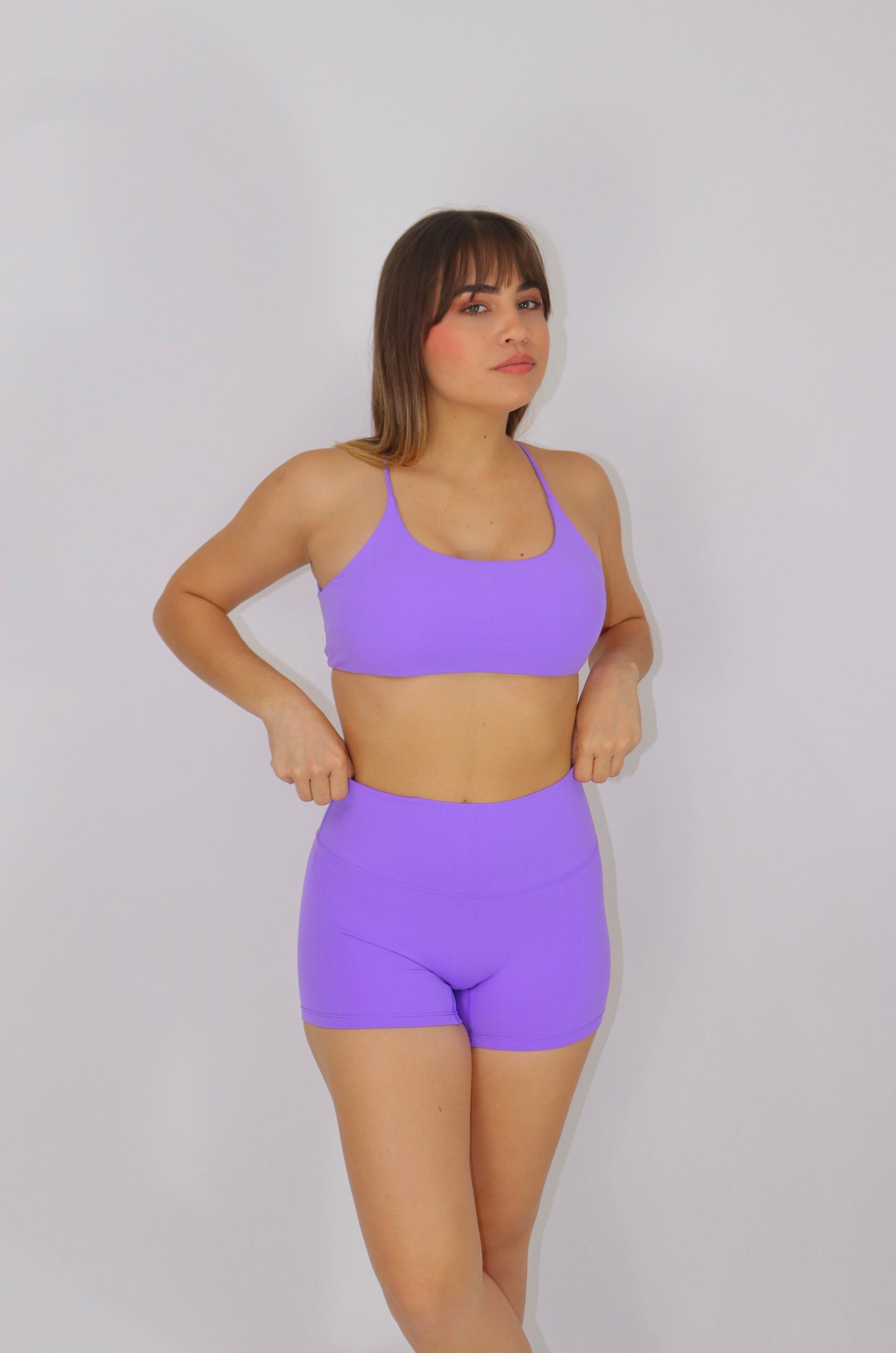 SET CRYSTAL TOP Y SHORT
