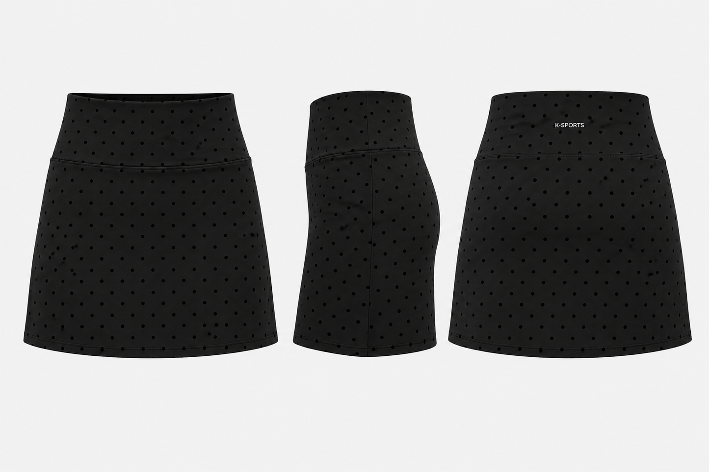 POLKA  FALDA SHORT