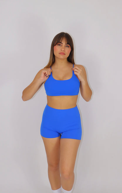 SET CRYSTAL TOP Y SHORT