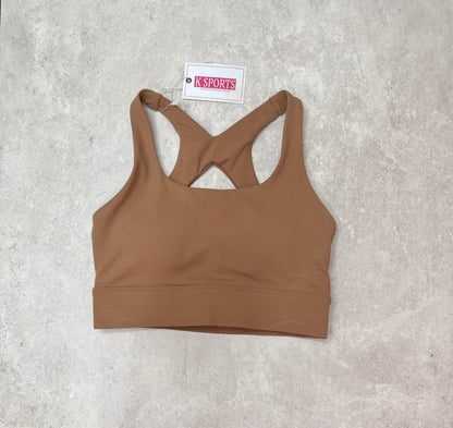 ACTIVEWEAR LULU TOP -BROWN