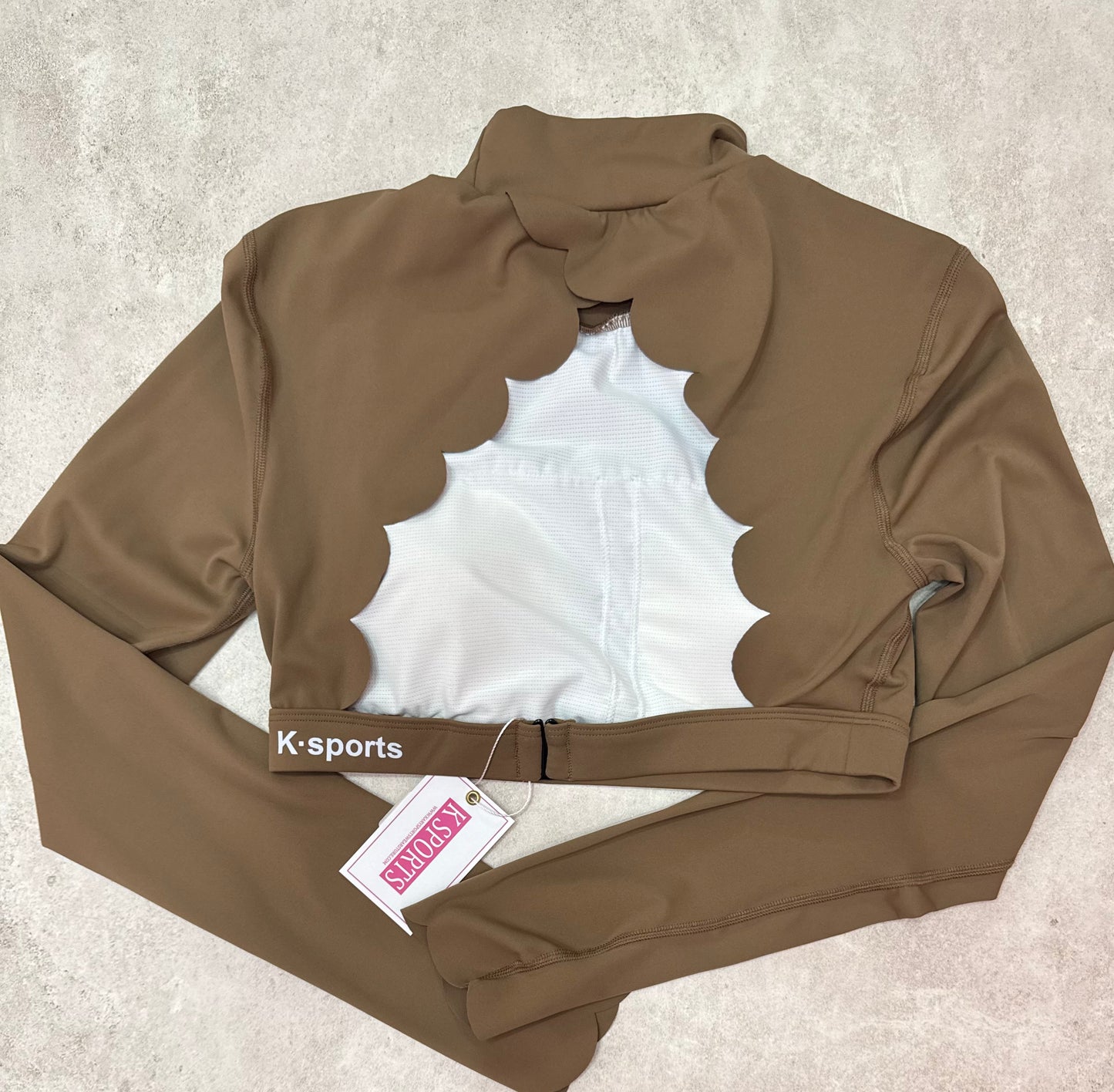 Dinamic crop top manga larga