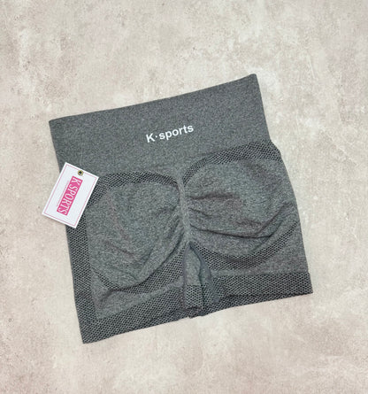 Shorts seamless Triple enfoque - Gris